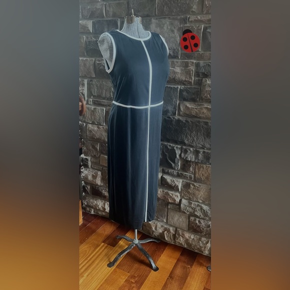 Eloquii Dresses & Skirts - Eloquii Black Dress with White Accents -14